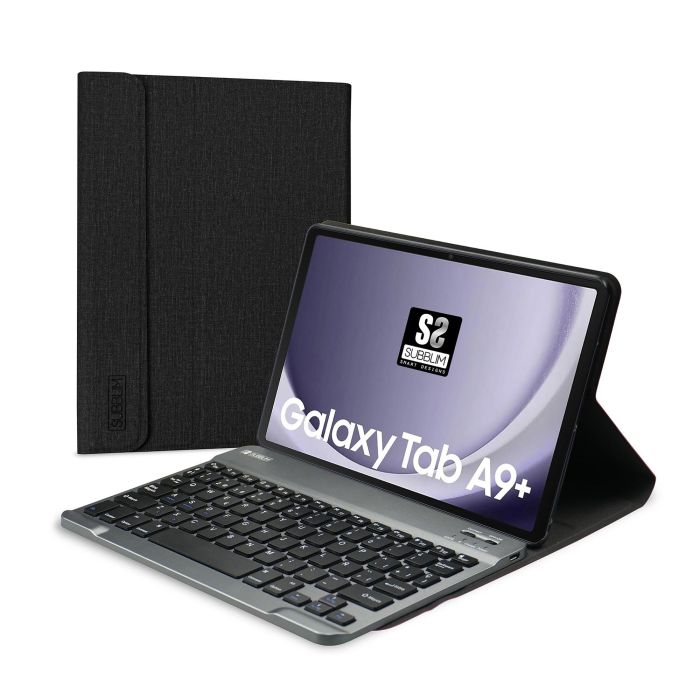 Funda con Teclado Subblim KeyTab Pro BT para Tablets Samsung Galaxy A9+/ Negra Funda con Teclado Subblim KeyTab Pro BT para Tablets Samsung Galaxy A9+/ Negra