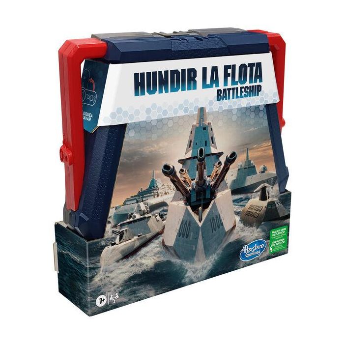Hasbro Gaming F4527 Hundir La Flota | Juego de Mesa de Combate Naval Clásico | Estrategia | Español | Edad +7 años 3 Hasbro Gaming F4527 Hundir La Flota | Juego de Mesa de Combate Naval Clásico | Estrategia | Español | Edad +7 años 3