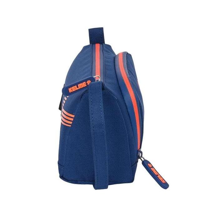 Estuche Escolar con Accesorios Kelme Navy blue Naranja Azul marino 20 x 11 x 8.5 cm (32 Piezas) 2