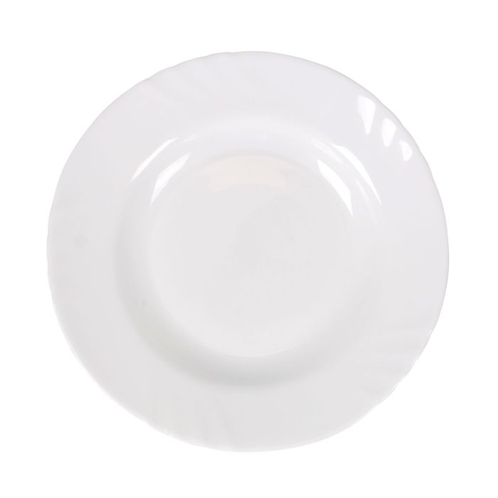 La Mediterranea Vajilla 12 Piezas Red.Opal "Everett" - Colección Everett, Material Opal, Medidas: 25.3 cm, 23 cm, 20.5 cm 8