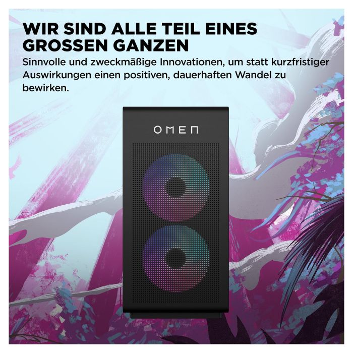 HP OMEN GT16-1471ng 35L Gaming Desktop, AMD Ryzen 7 9800X3D, 32GB RAM, 2TB SSD, NVIDIA GeForce RTX 5080, Windows 11 Home 6