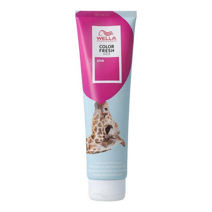 Wella COLOR FRESH MASK PINK 150ml - Mascarilla Temporal con Pigmentos, Sin Daño para Cabello, Efecto en 10 Min Wella COLOR FRESH MASK PINK 150ml - Mascarilla Temporal con Pigmentos, Sin Daño para Cabello, Efecto en 10 Min