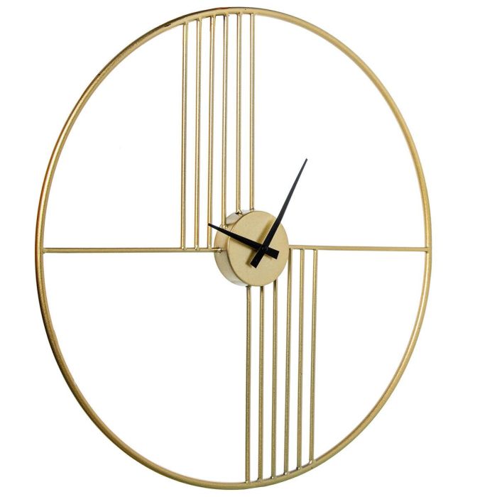 Reloj de Pared Alexandra House Living Dorado Metal 60 x 50 cm 4