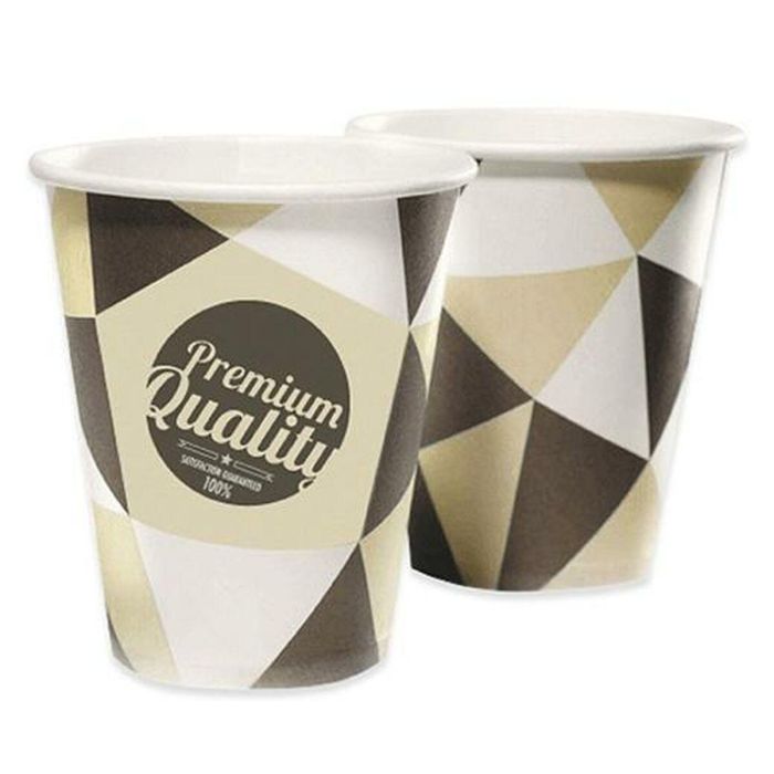 Set de vasos reutilizables Maxi Products Cartón 250 ml 50 Piezas