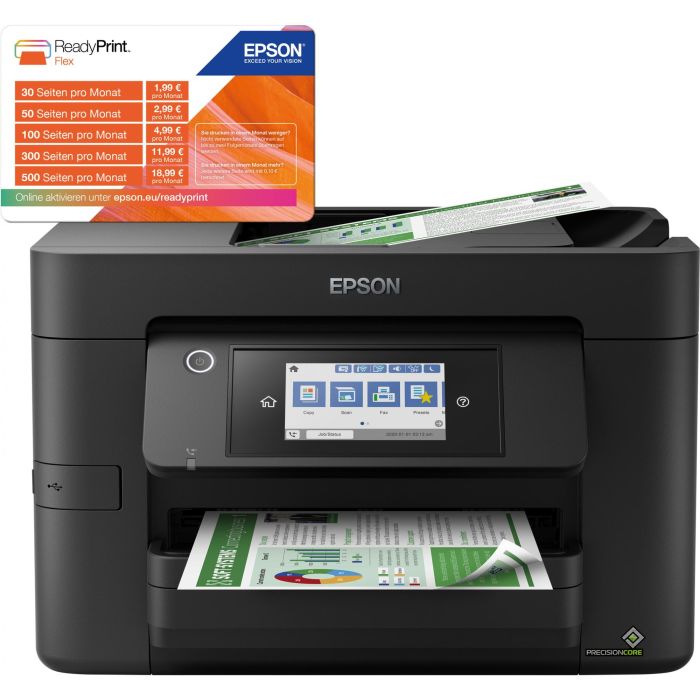 Epson Workforce Pro Wf - 4820Dwf Multifunción Inyección A4 Impresión, Escaneo, Fax, Copiado, Conectividad Inalámbrica 2