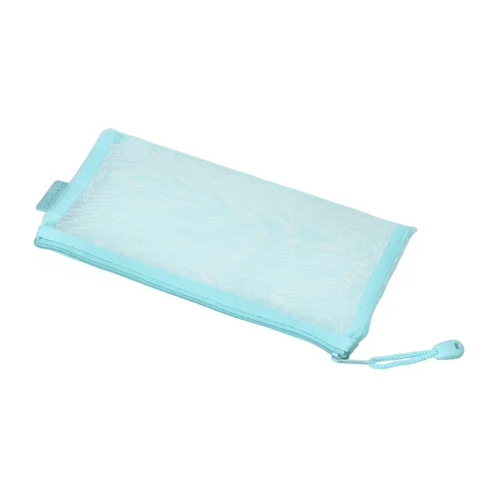 Liderpapel Bolsa Zipper Bag Poliester Transpirable Multiusos 230x115 mm Azul Pastel 3