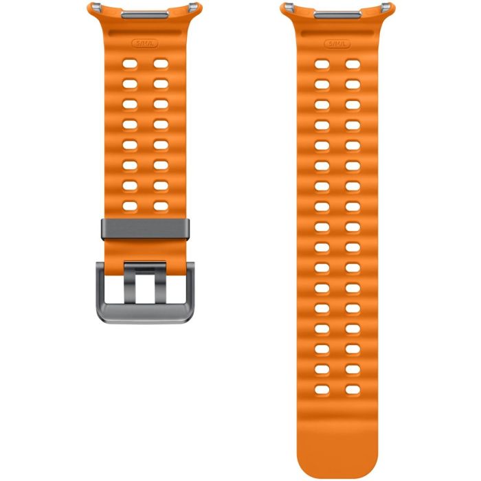 Samsung Correa Marine Band para Galaxy Watch Ultra, Accesorio de Reloj Inteligente, Naranja, Fácil de aplicar y retirar 1 Samsung Correa Marine Band para Galaxy Watch Ultra, Accesorio de Reloj Inteligente, Naranja, Fácil de aplicar y retirar 1