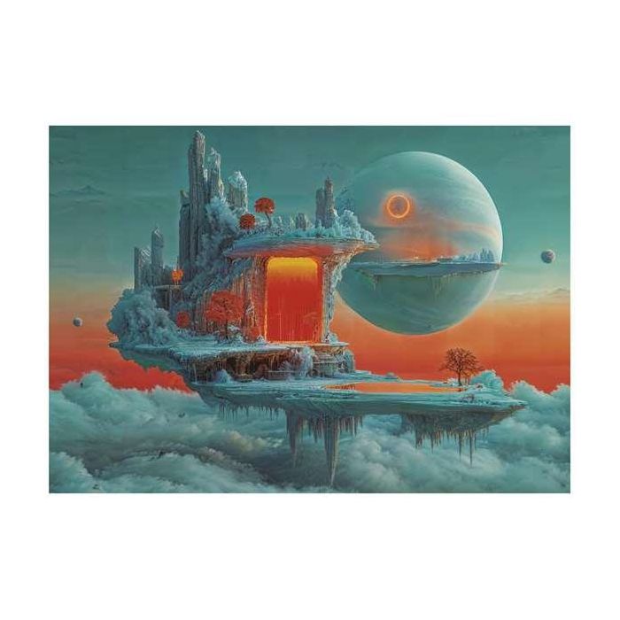 Educa Puzzle 1000 Piezas Planeta de Fuego y Hielo 1