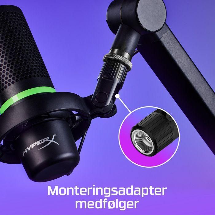 HP HyperX DuoCast - USB Microphone (Black) - RGB Lighting, 32 Ω, 24-bit/96kHz 23 HP HyperX DuoCast - USB Microphone (Black) - RGB Lighting, 32 Ω, 24-bit/96kHz 23