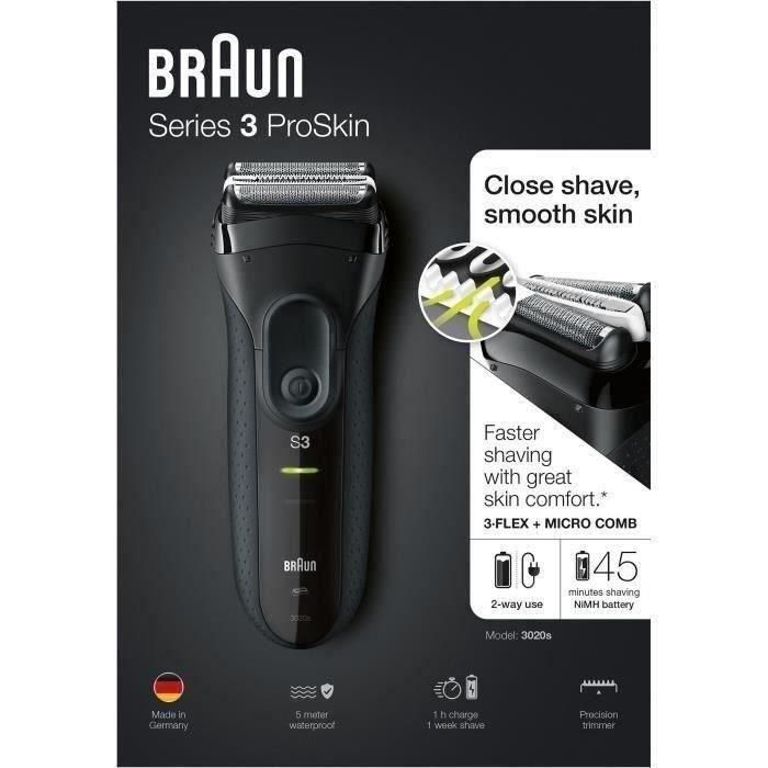Máquina de Afeitar Braun 3020 Black 5 Máquina de Afeitar Braun 3020 Black 5