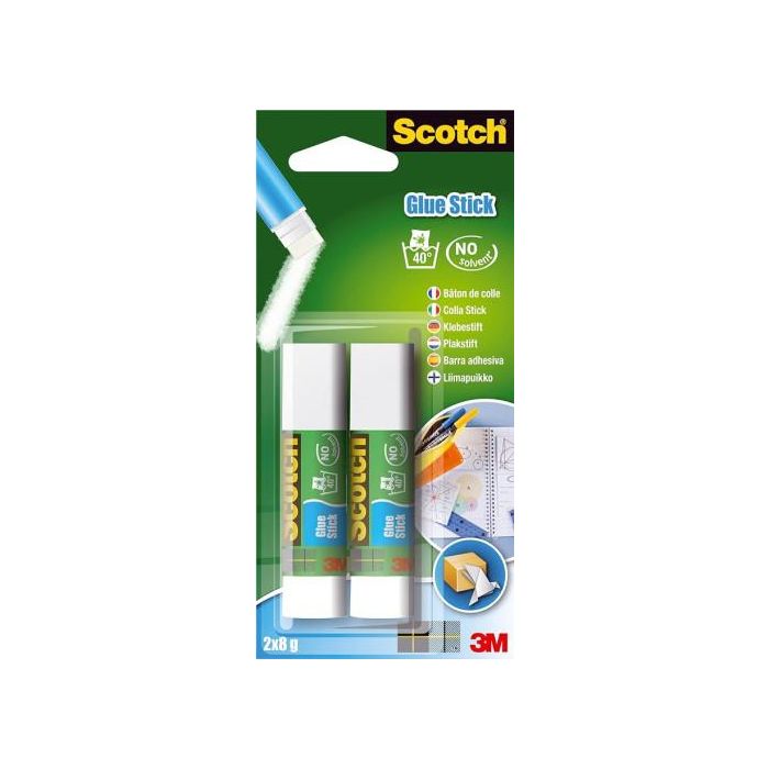 Pack 2 Barras Adhesivo Permanente 8G 6216Cn Scoth 7100115379 1 Pack 2 Barras Adhesivo Permanente 8G 6216Cn Scoth 7100115379 1