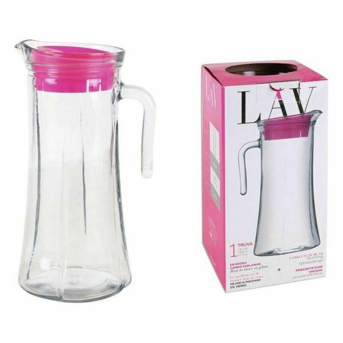 Jarra de Cristal Transparente LAV LV-TRU140 PK0001RP (6 Unidades) (1400 ml) 1