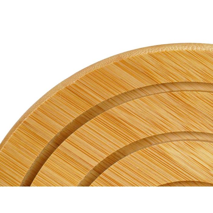 Tapete Redondo Bambu Kinvara 19X1CM (24 Unidades) 3 Tapete Redondo Bambu Kinvara 19X1CM (24 Unidades) 3