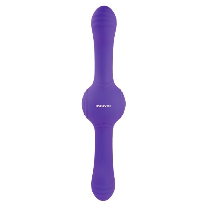 Consolador de Doble Penetración Evolved Our Gyro Vibe Morado 8 Consolador de Doble Penetración Evolved Our Gyro Vibe Morado 8
