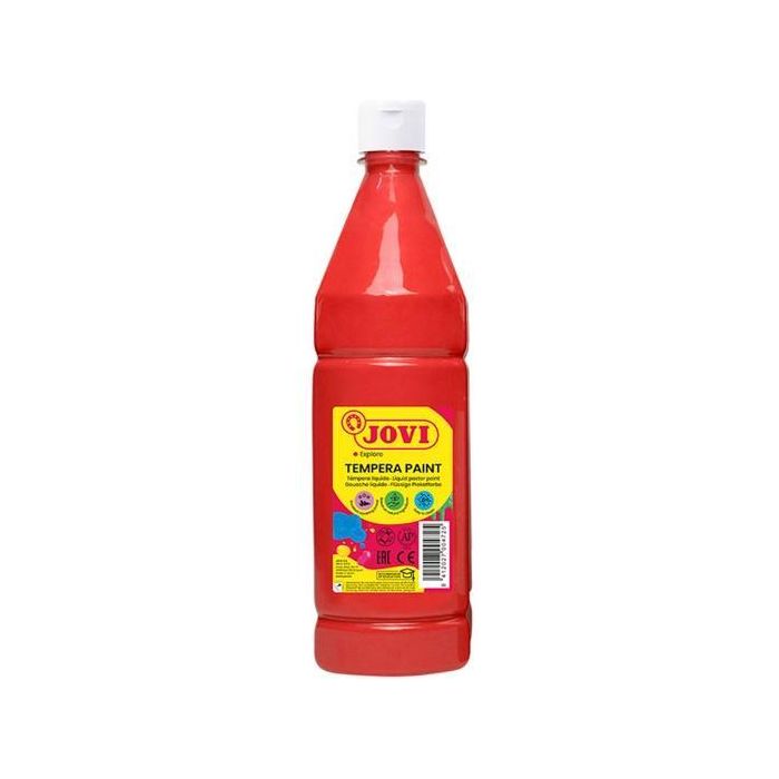 Jovi Témpera Líquida Paint Bermellón Botella 1000 mL Jovi Témpera Líquida Paint Bermellón Botella 1000 mL