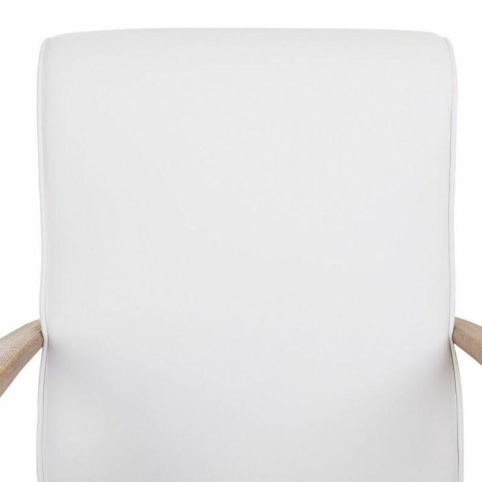Sillón Alexandra House Living Blanco 55 x 85 x 57 cm Tapizado Polipiel 2 Sillón Alexandra House Living Blanco 55 x 85 x 57 cm Tapizado Polipiel 2