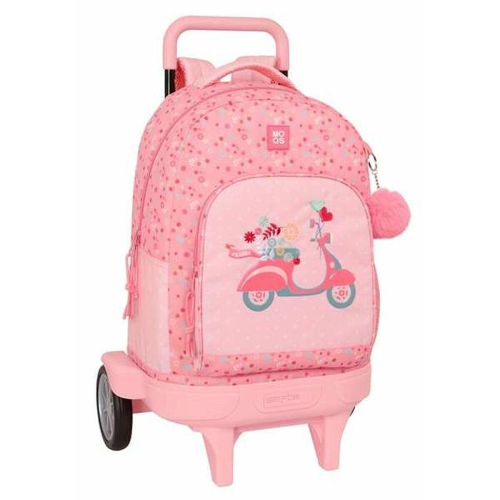Mochila Safta Grande Con Ruedas Compact Evolution Extraible Moos Passion 450x330x220 mm 4 Mochila Safta Grande Con Ruedas Compact Evolution Extraible Moos Passion 450x330x220 mm 4