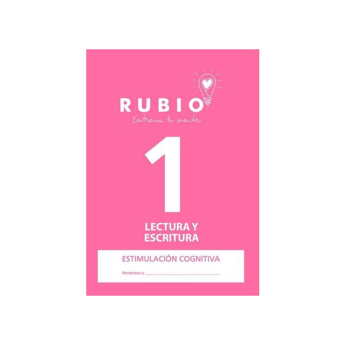Cuaderno Rubio A4 Estimulacion Cognitiva Lectura Nº 1 5 unidades