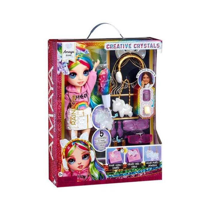 Muñeca rainbow high crystal fashion doll- amaya 30 cm. con 5 accesorios y un anillo para ti 1 Muñeca rainbow high crystal fashion doll- amaya 30 cm. con 5 accesorios y un anillo para ti 1