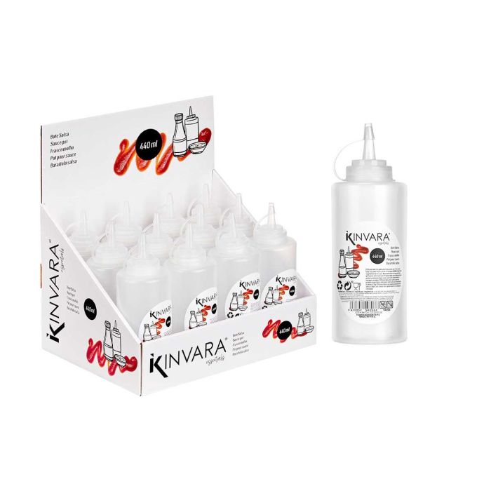 Bote Plastico Para Salsa 440 Ml Kinvara 6X18CM (48 Unidades) 2 Bote Plastico Para Salsa 440 Ml Kinvara 6X18CM (48 Unidades) 2