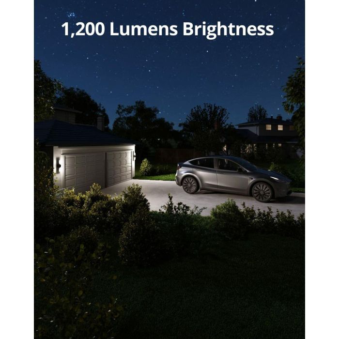 Eufy CAM S100 Cámara de Seguridad IP Exterior 2K 2048x1536 con Luz de Pared 1200 Lúmenes, Activada por Movimiento, Audio 2 Vías, IP65 4 Eufy CAM S100 Cámara de Seguridad IP Exterior 2K 2048x1536 con Luz de Pared 1200 Lúmenes, Activada por Movimiento, Audio 2 Vías, IP65 4