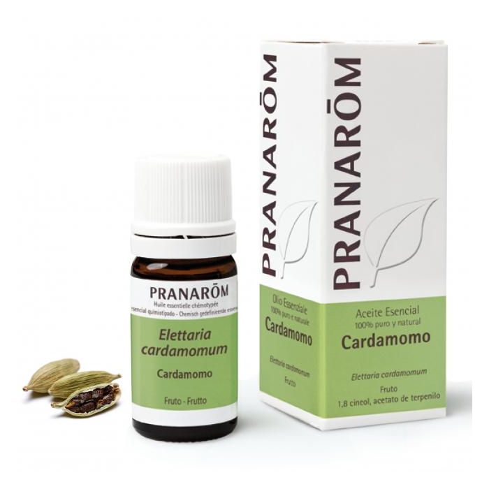 PRANAROM Aceite Esencial de Cardamomo 5ml – Digestivo, Expectorante y Tónico