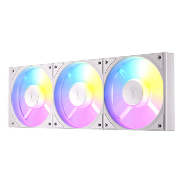 ANTEC C120R ARGB White_3PK - Ventilador de Carcasa para Ordenador 12 cm, Blanco, Pack de 3