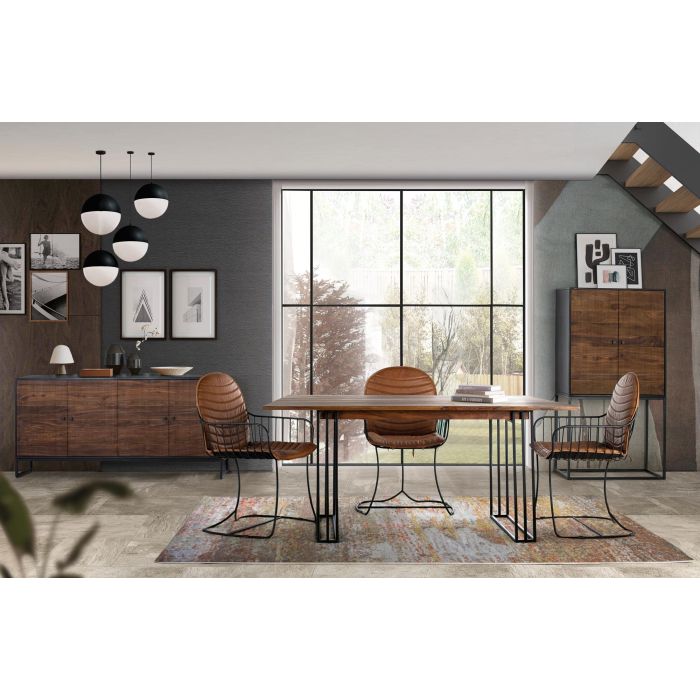 Giner y Colomer Aparador 4 Puertas Madera Palisandro Marrón 170x40x80 cm 7 Giner y Colomer Aparador 4 Puertas Madera Palisandro Marrón 170x40x80 cm 7