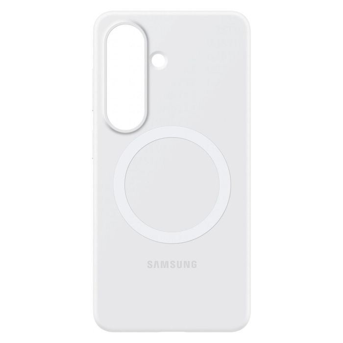 Samsung EF-ES942CWEGWW - Funda Silicone Magnet Case Galaxy S26 Blanca - Compatible con MagSafe, Protección Antiamarilleamiento, Resistente a Golpes