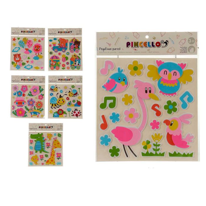 Pegatinas Pared 38X32Cm Variadas Surt 6 Pincello (24 Unidades) Pegatinas Pared 38X32Cm Variadas Surt 6 Pincello (24 Unidades)