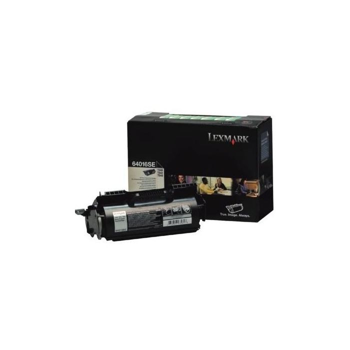 Lexmark T640/642/644 Tóner negro, 6.000 páginas. Cartucho original Return Programme para impresoras T64x