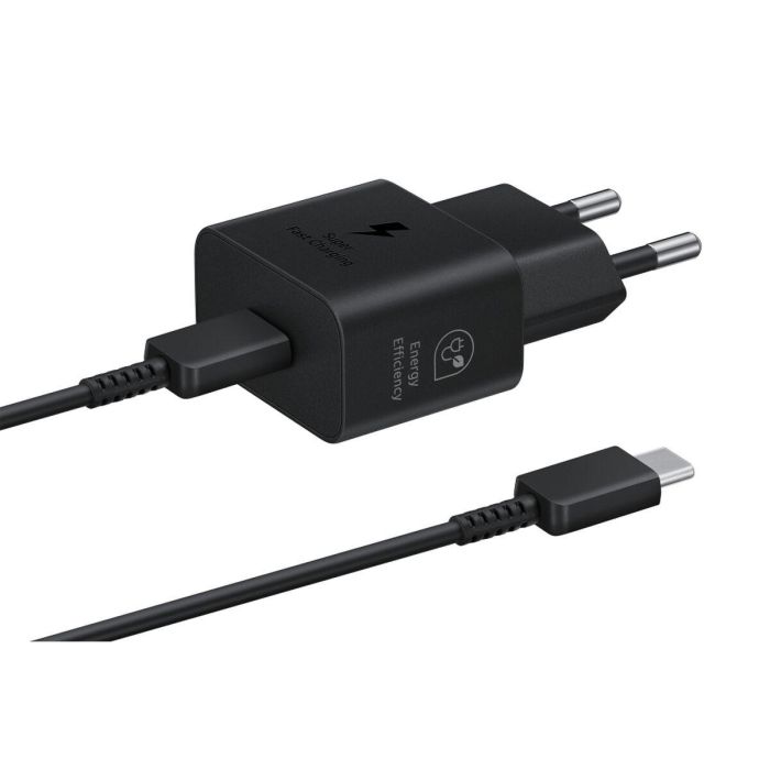 Samsung EP-2510XBEGEU Adaptador de Corriente 25W Super Fast Charging USB Tipo C 1 Puerto para Smartphone Negro 1
