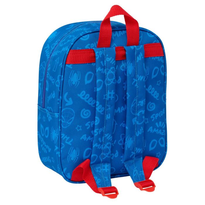 Mochila Escolar Spider-Man Rojo Azul marino 22 x 27 x 10 cm 3D 2 Mochila Escolar Spider-Man Rojo Azul marino 22 x 27 x 10 cm 3D 2