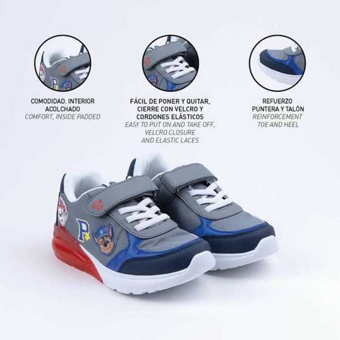 Deportiva suela tpr con luces paw patrol t025 1 Deportiva suela tpr con luces paw patrol t025 1