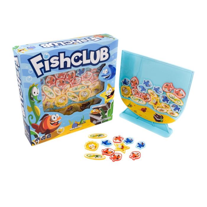 Blue Orange Juego Mesa Fish Club BO16701ML Juego de Tablero Temático de Peces para 2 Jugadores Edad 5+ 1