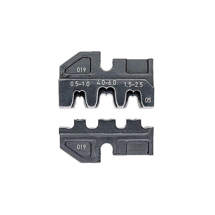 Knipex Crimpeinsatz para conectores no aislados – Herramienta de crimpado profesional