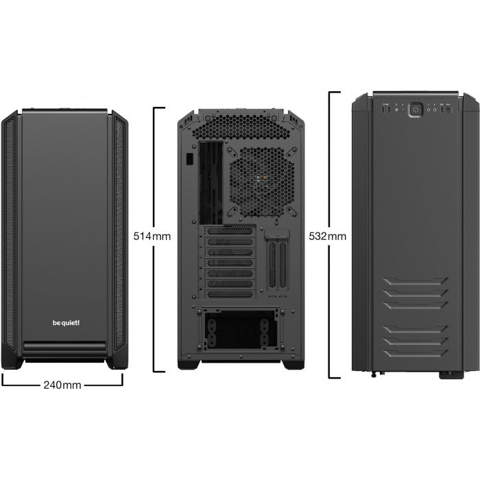 be quiet! Caja PC Midi SILENT BASE 601 Window Negra 1 be quiet! Caja PC Midi SILENT BASE 601 Window Negra 1