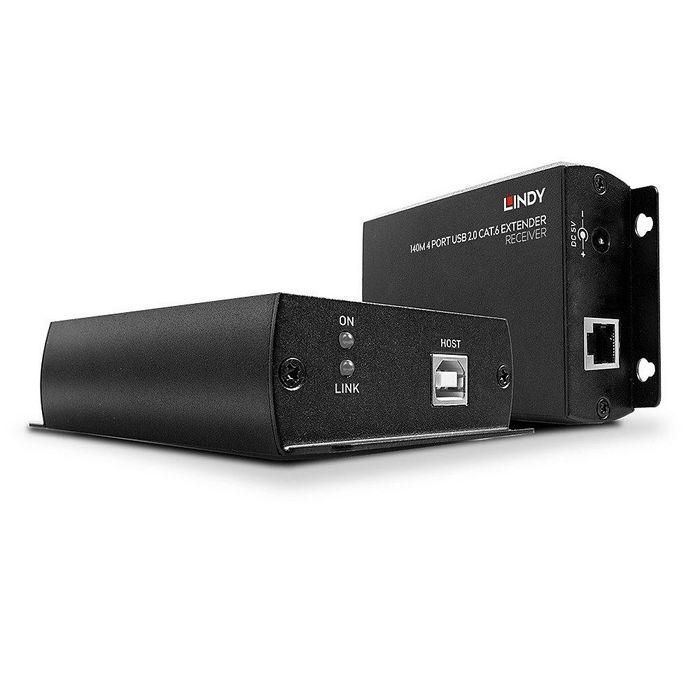 Lindy 140m 4 Port USB 2.0 Cat.6 Extender 0 Lindy 140m 4 Port USB 2.0 Cat.6 Extender 0