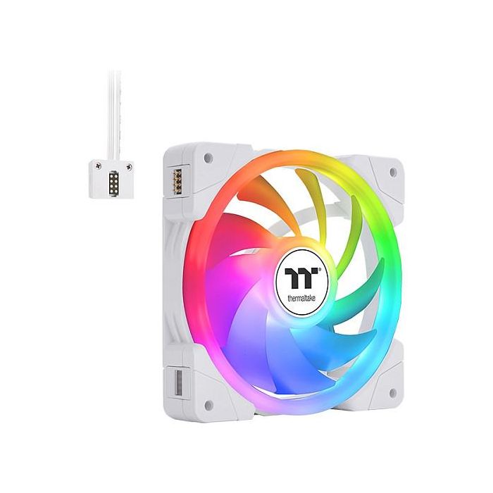 Thermaltake SWAFAN EX12 ARGB Ventilador PC Blanco TT Premium Edition Pack 3 Unidades 120mm Thermaltake SWAFAN EX12 ARGB Ventilador PC Blanco TT Premium Edition Pack 3 Unidades 120mm