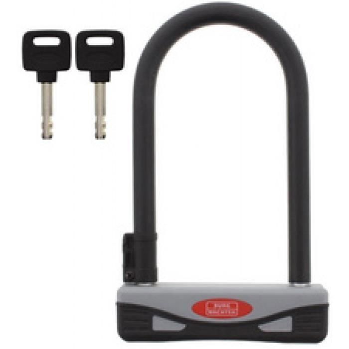 Candado para bicicleta en U - BURG WACHTER - 1600 HB 170/210 - Acero ultrarresistente 16 mm, doble bloqueo Candado para bicicleta en U - BURG WACHTER - 1600 HB 170/210 - Acero ultrarresistente 16 mm, doble bloqueo