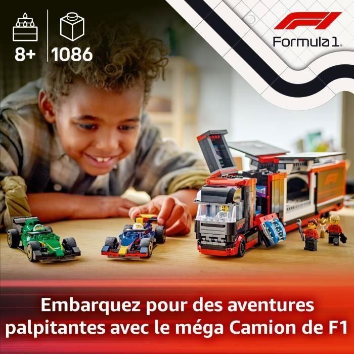 LEGO 60445 City Camión F1 con Coches RB20 y AMR24 F1 - Juego de construcción para niños 8+ años 2 LEGO 60445 City Camión F1 con Coches RB20 y AMR24 F1 - Juego de construcción para niños 8+ años 2