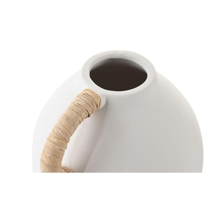 Jarron Scandi DKD Home Decor Blanco Natural 15 x 15.5 x 17 cm (6 Unidades) 1 Jarron Scandi DKD Home Decor Blanco Natural 15 x 15.5 x 17 cm (6 Unidades) 1