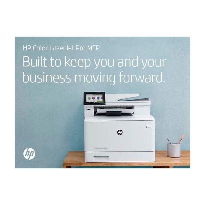 HP Impresora Color LaserJet Pro MFP M479, 600 x 600dpi, 27ppm, A4, 1200MHz, 512MB, WiFi, Bluetooth, CGD, 4.3″ 12