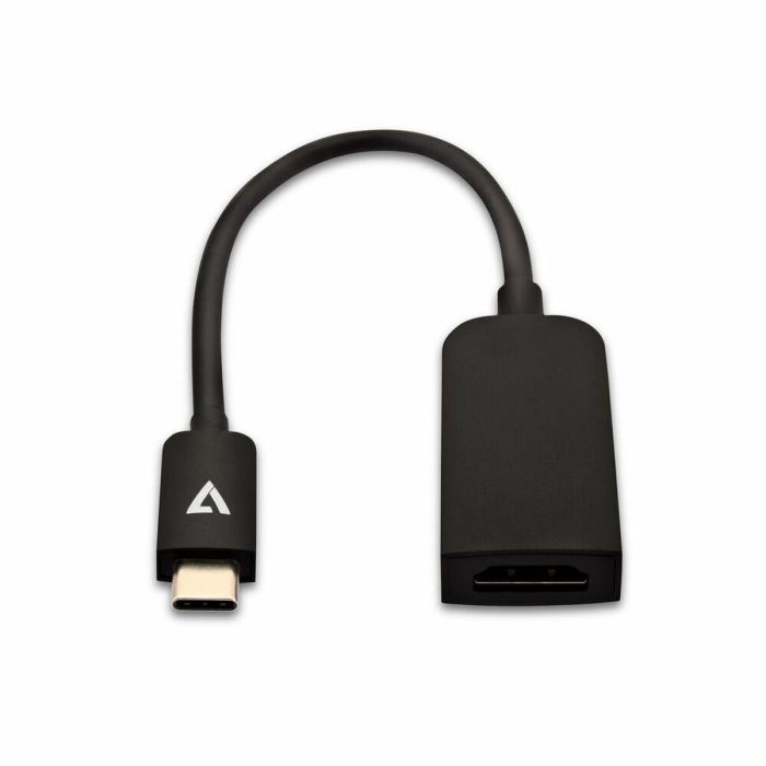 Adaptador USB-C a HDMI V7 V7UCHDMISL-1E Negro Adaptador USB-C a HDMI V7 V7UCHDMISL-1E Negro
