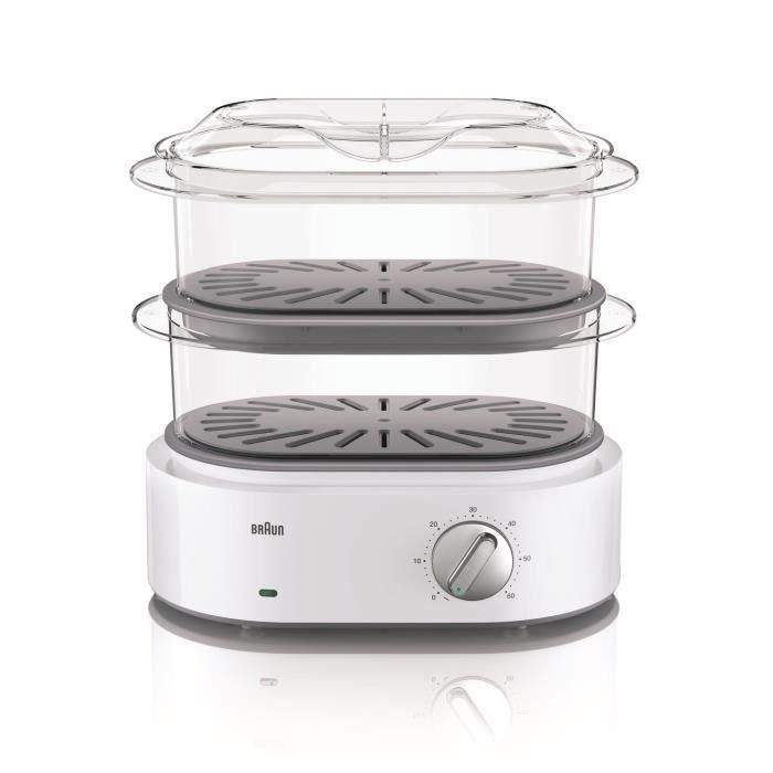 BRAUN FS5100WH Identity Collection Steam Cooker - Blanco BRAUN FS5100WH Identity Collection Steam Cooker - Blanco