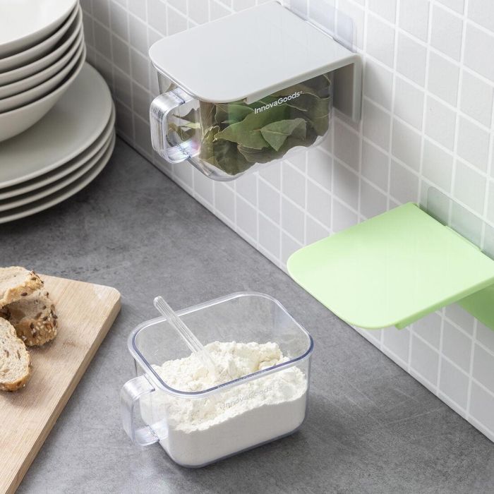 Recipientes de Cocina Adhesivos Extraíbles Handstore InnovaGoods 2 Unidades 11