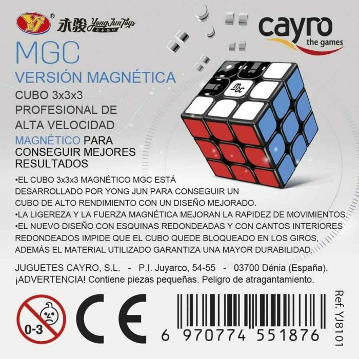 Cubo Mágico Rompecabezas Cayro Multicolor (3 Piezas) (3 Unidades) 4 Cubo Mágico Rompecabezas Cayro Multicolor (3 Piezas) (3 Unidades) 4