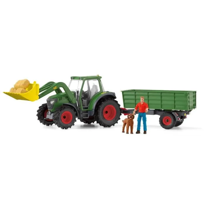 Schleich 42608 Tractor con remolque - Gama Farm World 1