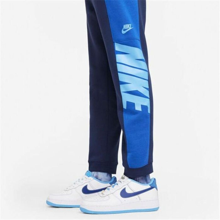 Pantalón de Chándal para Niños Nike Sportswear Azul 7-8 Años 2 Pantalón de Chándal para Niños Nike Sportswear Azul 7-8 Años 2