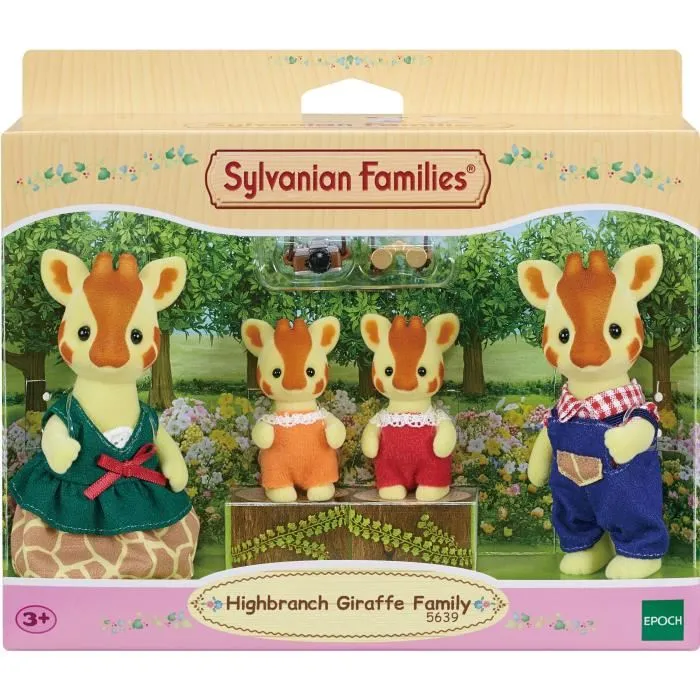 Sylvanian Families Familia de las Jirafas, 4 Personajes Articulados y Vestidos Incluye Mamá, Papá y Bebés 3 Sylvanian Families Familia de las Jirafas, 4 Personajes Articulados y Vestidos Incluye Mamá, Papá y Bebés 3